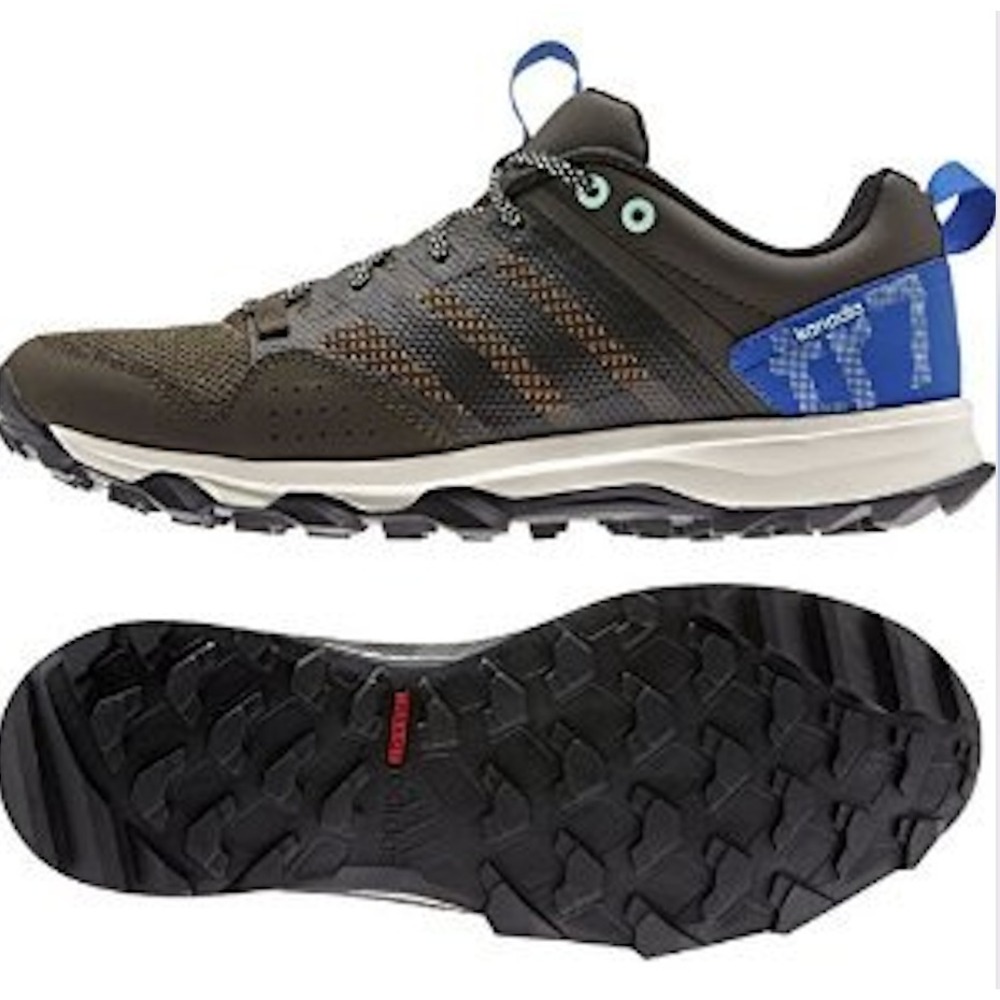 Adidas‎ Kanadia TR7 Trail Running Hiking Shoes Brown Mens 13 UK 12.5 EU 48